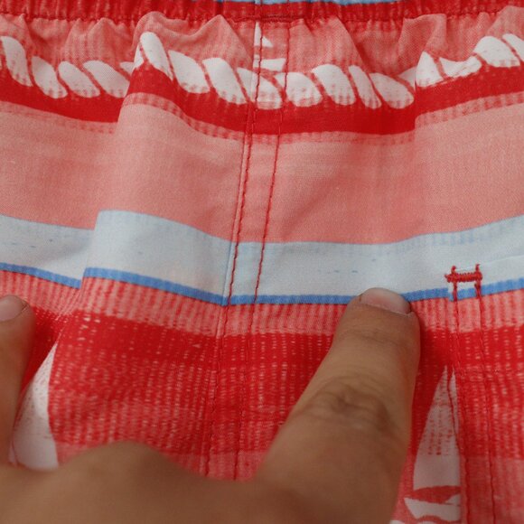 chubbies‎ swim trunks Men's Medium Drawstring striped mesh lined sailing boats - Picture 6 of 14